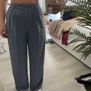 Gray trousers